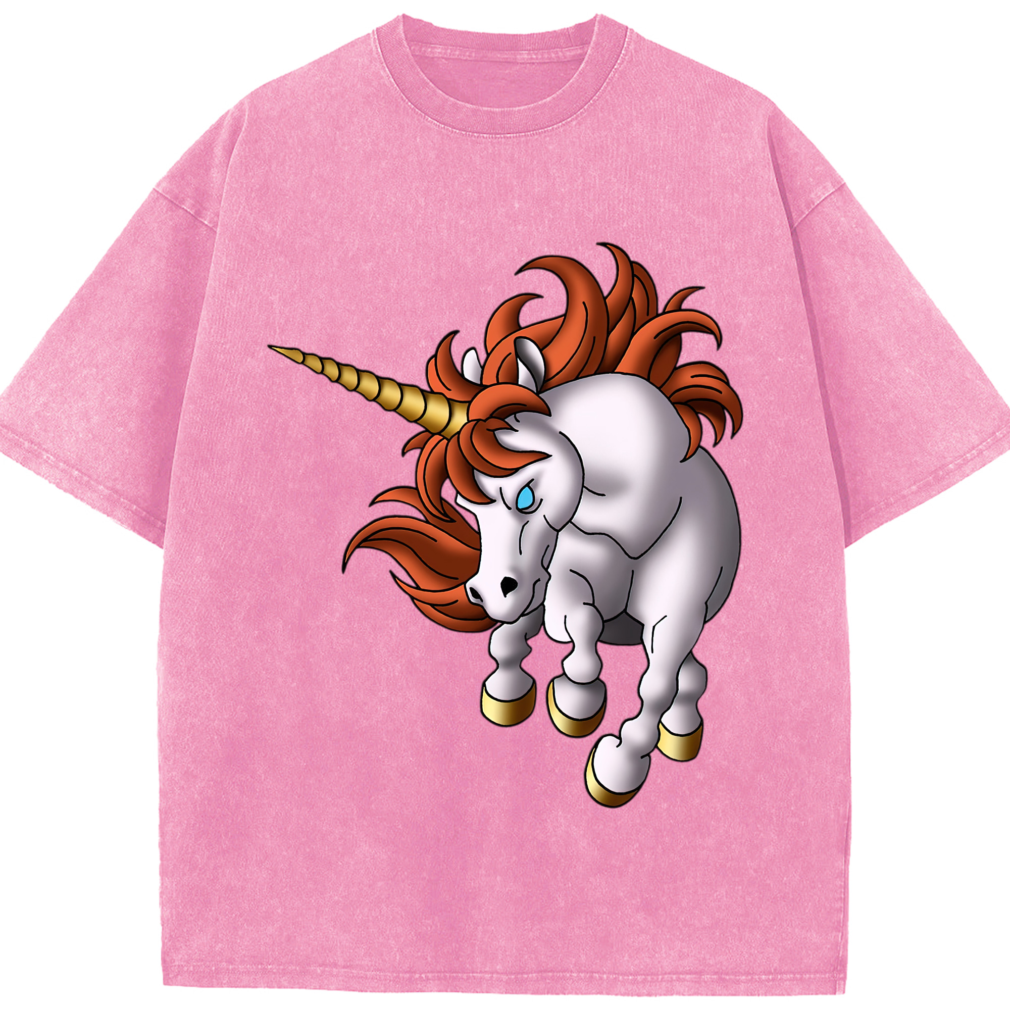 （画像用） ドラゴンクエスト Doragon Kuesuto Dragon Quest 綿100% ヴィンテージ風 半袖Tシャツ（フロントプリント）